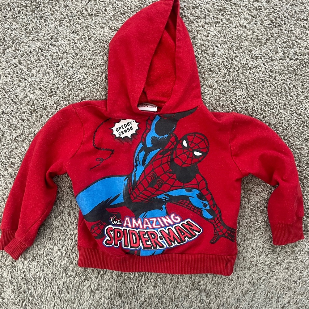 Marvel Red and Blue Spider-Man Kids Hoodie